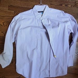 Purple Seersucker dress shirt